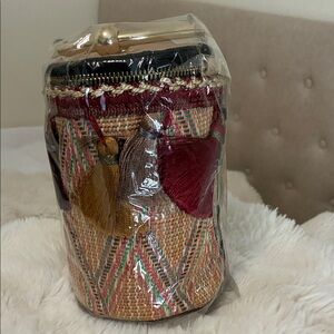 Colorful Woven Tassel Bag